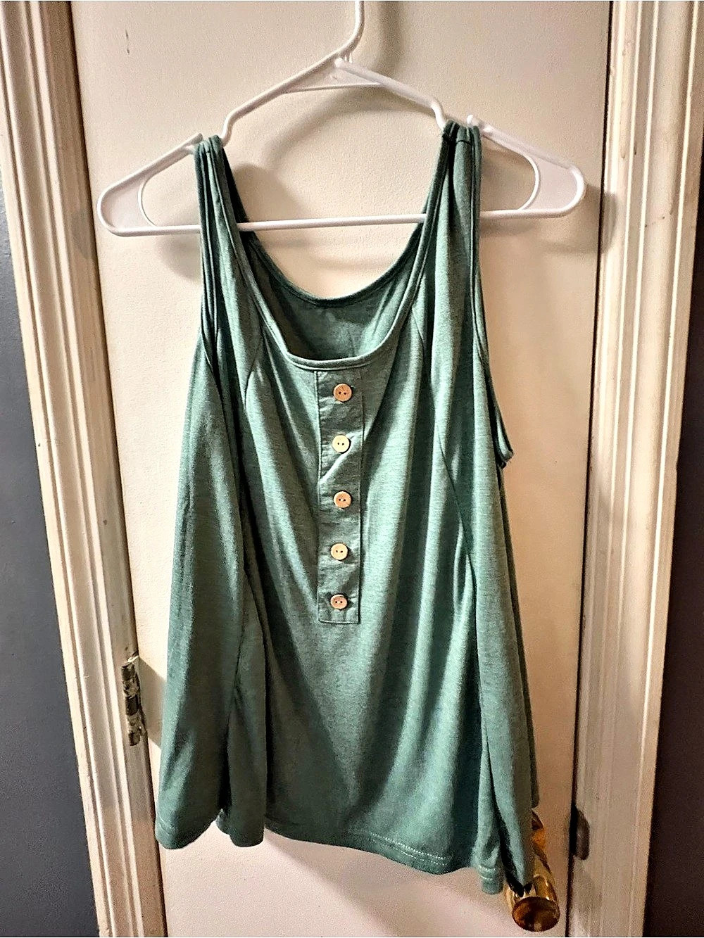 SHEIN Curve tank top in Green Size XL